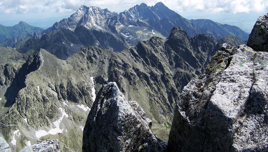 Lomnicky Peak - View from Gerlachovsky Peak